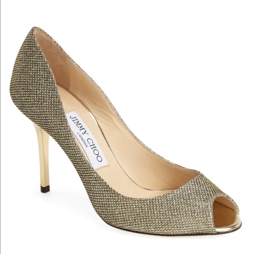 JIMMY CHOO Evelyn' Pump women size 34.5/ 5A